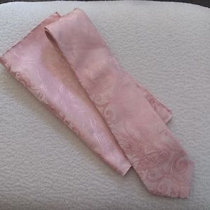 pink tapestry tie set